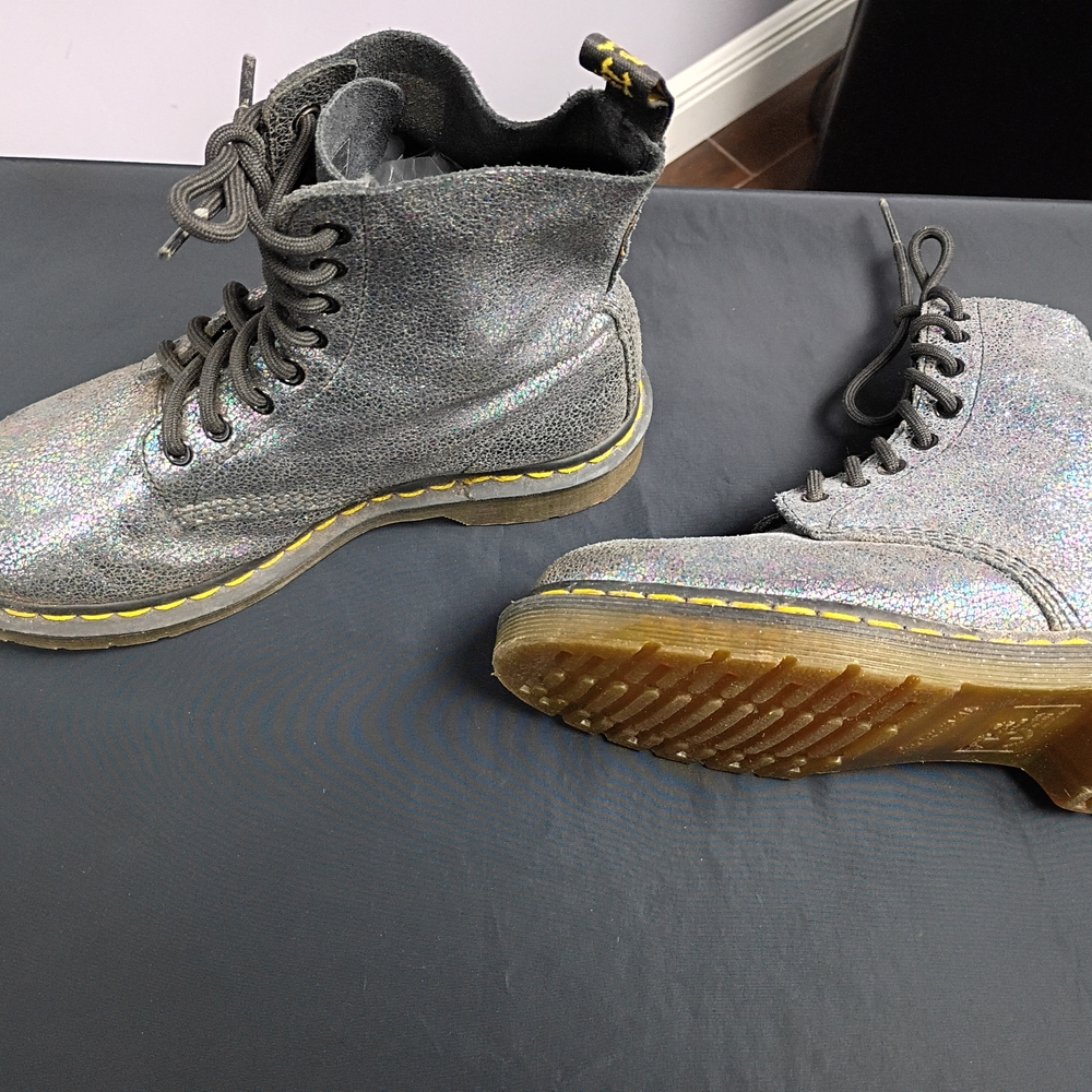 Dr. Martens Glitter Lace-Up Boots